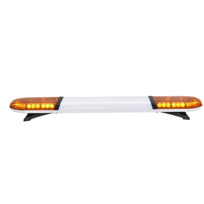 Rampa LED aerodinamica cu zona centrala alba - 120 cm lungime IP68 / R65 II / R10